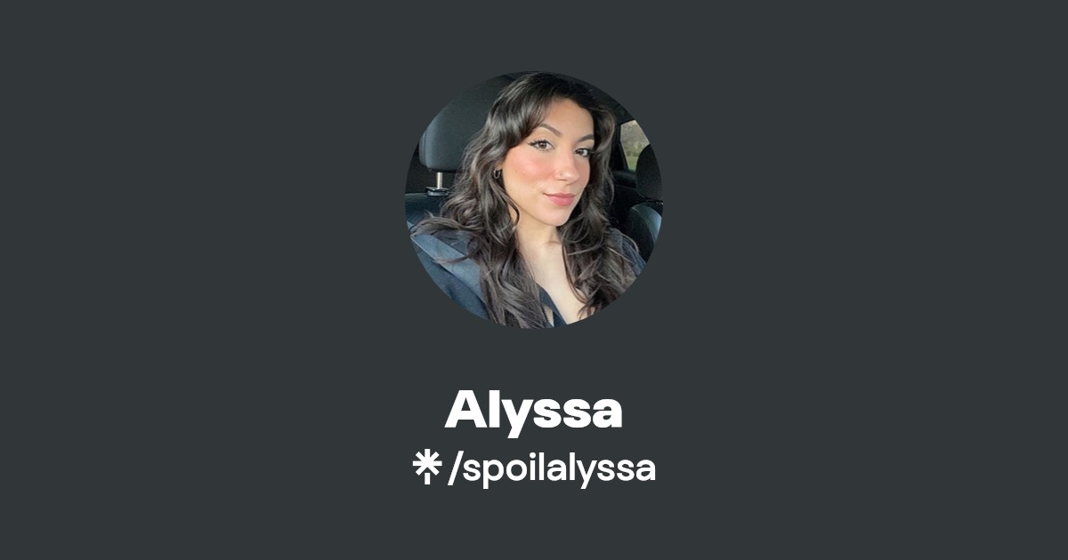 Alyssa - Find Alyssa Onlyfans - Linktree
