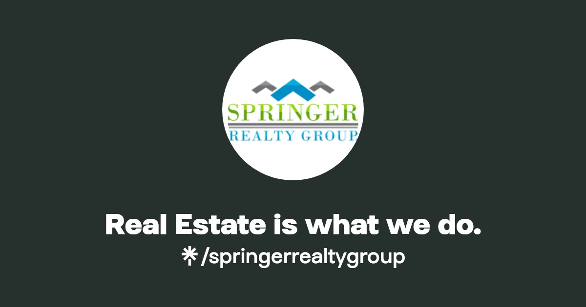 Real Estate is what we do. Twitter, Facebook Linktree