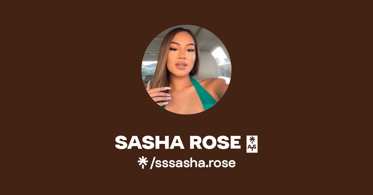 SASHA ROSE 💋 - Find SASHA ROSE 💋 Onlyfans - Linktree