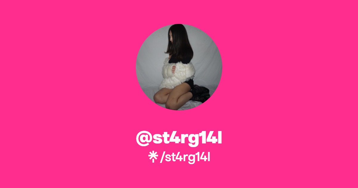 st4rg14l | TikTok | Linktree