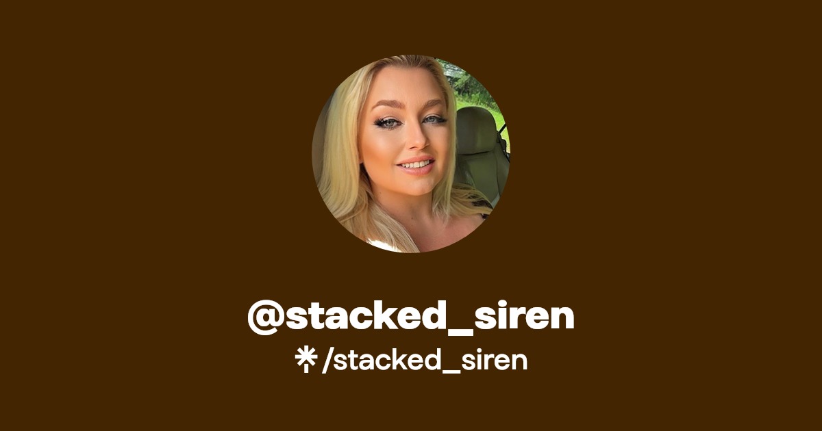 stacked_siren | Twitter, Instagram, Facebook, TikTok | Linktree