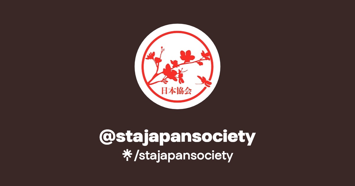 stajapansociety Instagram, Facebook Linktree