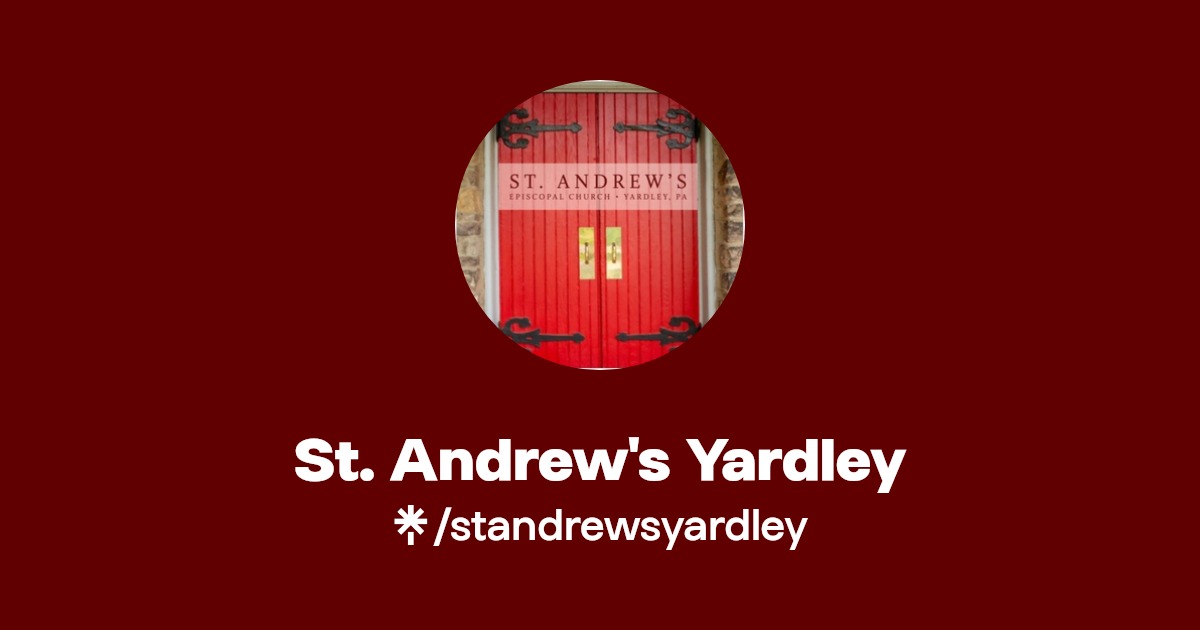 St. Andrew's Yardley Instagram, Facebook Linktree