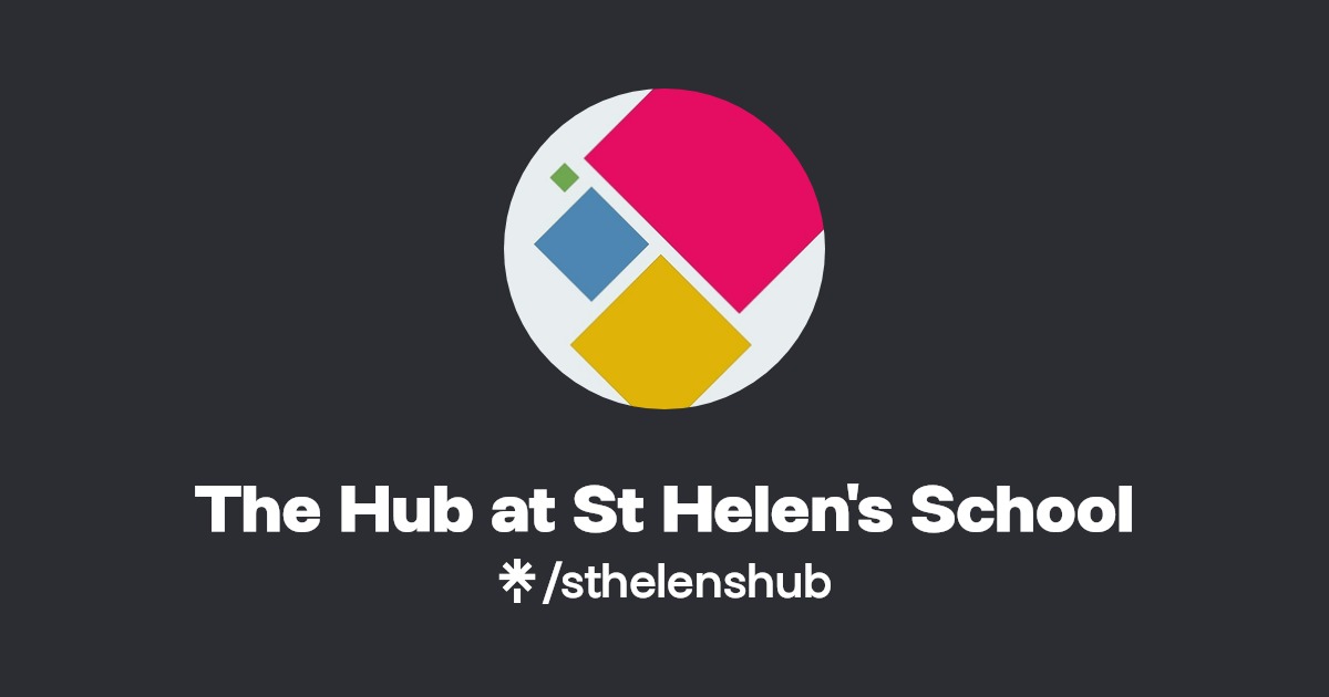The Hub at St Helen's School Instagram, Facebook Linktree