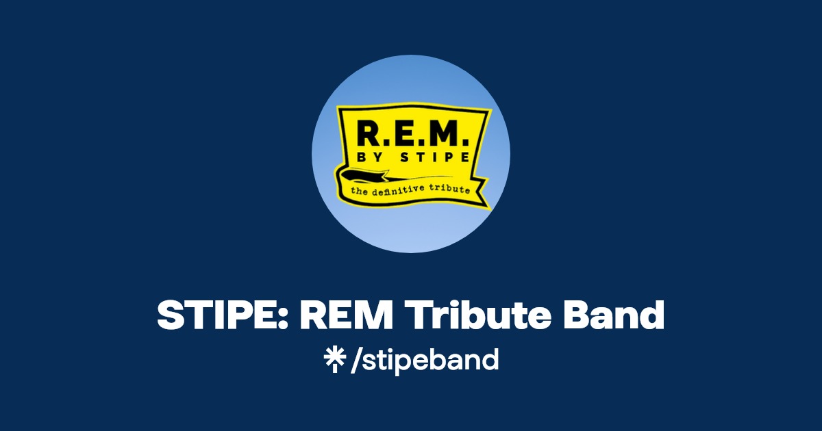 STIPE REM Tribute Band Instagram, Facebook Linktree