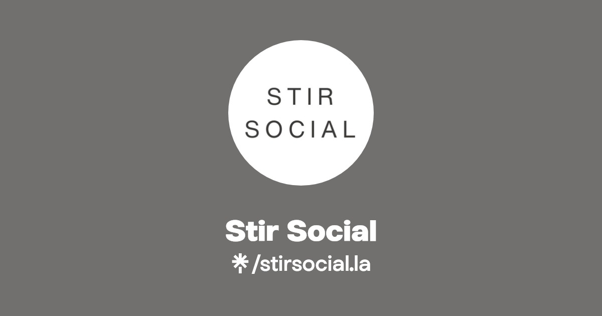 Stir Social Instagram Linktree