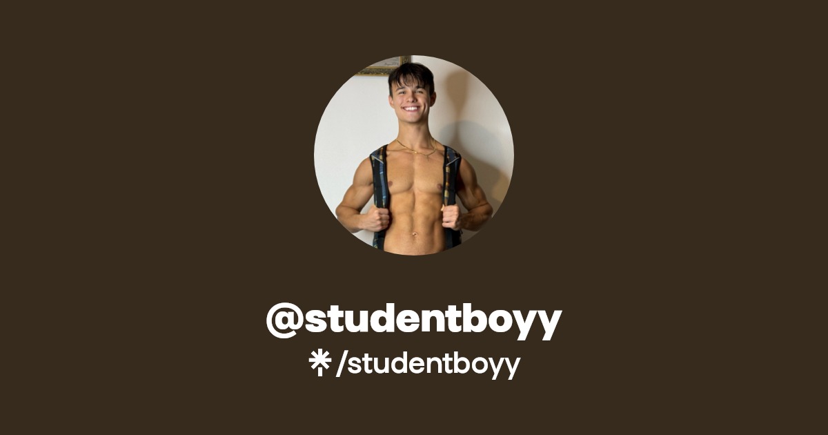 studentboyy - Find @studentboyy Onlyfans - Linktree