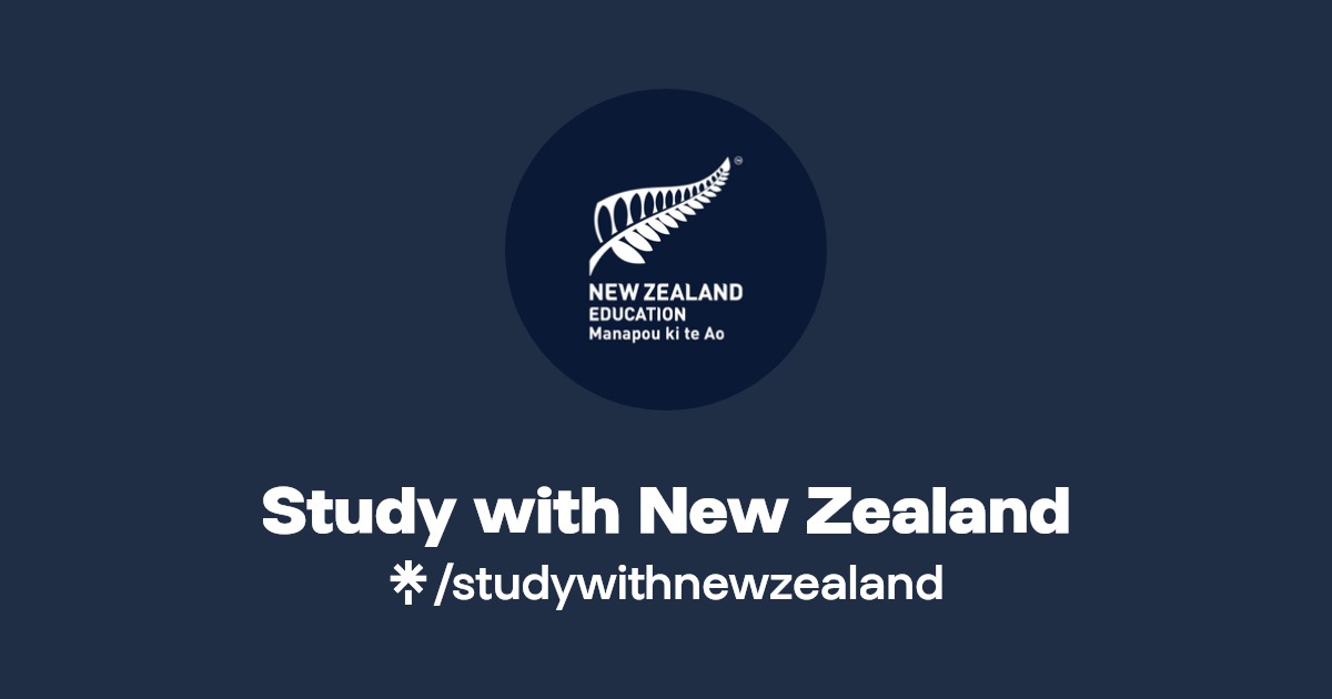 Study with New Zealand Instagram, Facebook, TikTok Linktree