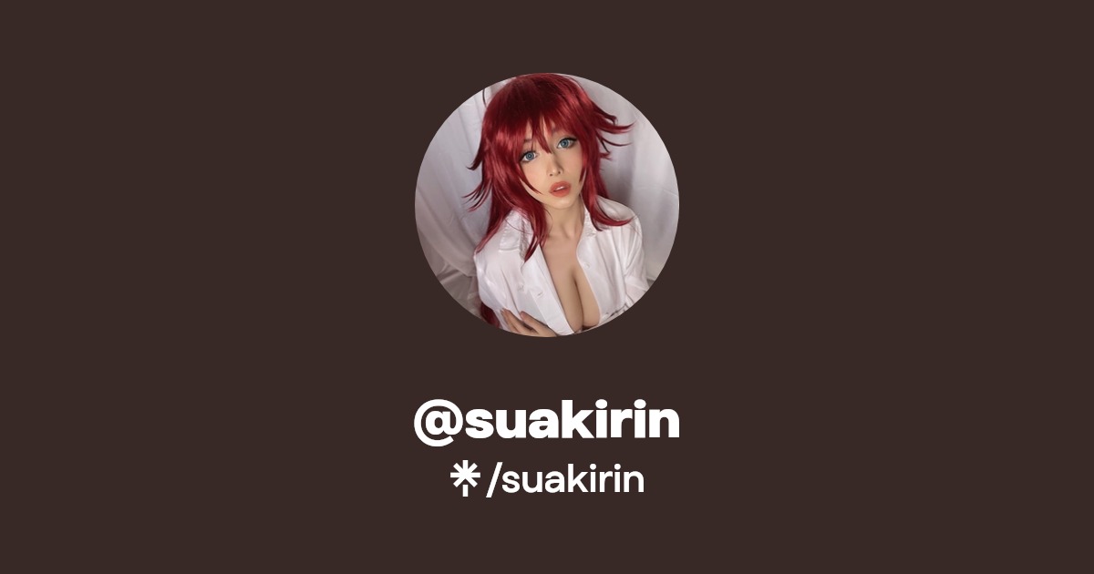 suakirin - Find @suakirin Onlyfans - Linktree