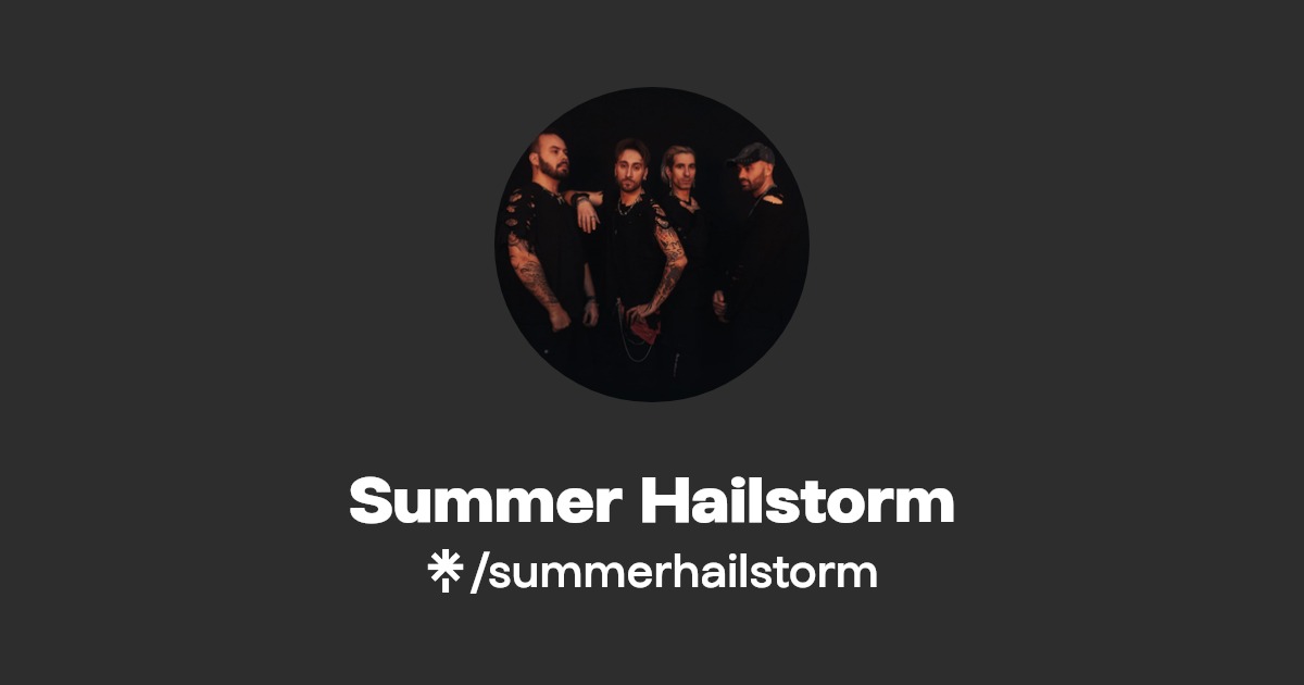 Summer Hailstorm | Instagram, Facebook, TikTok | Linktree