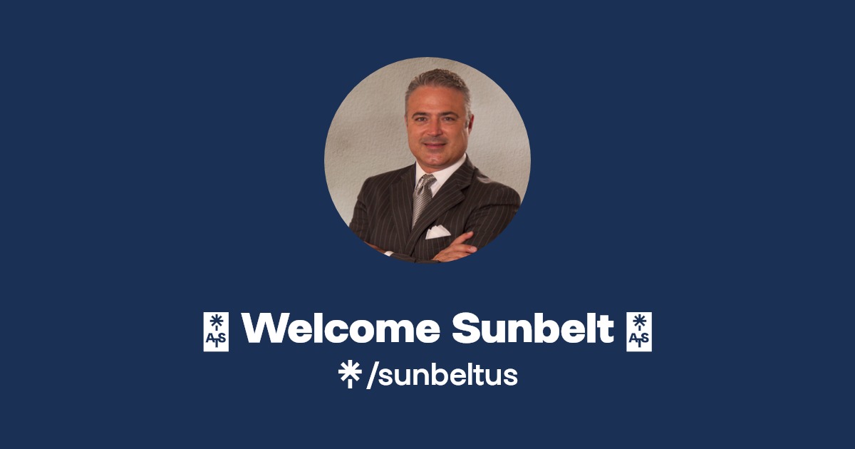 Sunbelt Real Estate Twitter, Instagram, Facebook Linktree