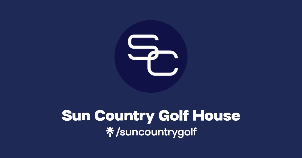 Sun Country Golf House Instagram, Facebook Linktree