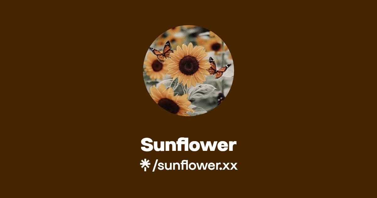Sunflower - Find Sunflower Onlyfans - Linktree