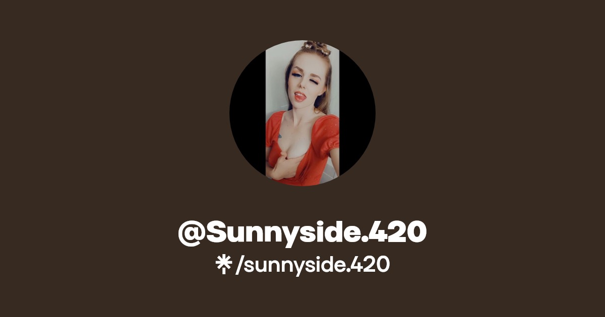 Sunnyside.420 Instagram Linktree