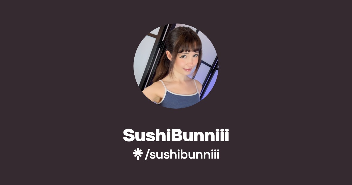 SushiBunniii - Find SushiBunniii Onlyfans - Linktree