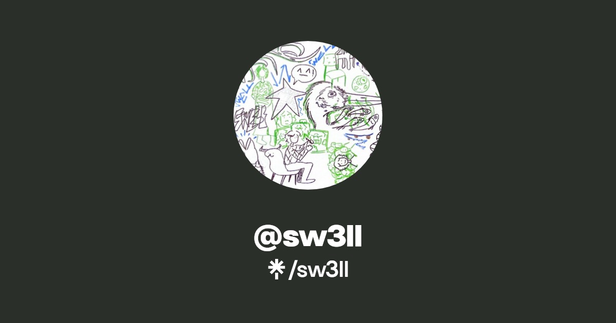 sw3ll - Listen on YouTube, Spotify - Linktree