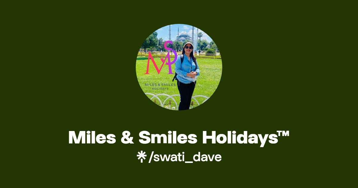 Miles & Smiles Holidays™ Twitter, Instagram, Facebook Linktree