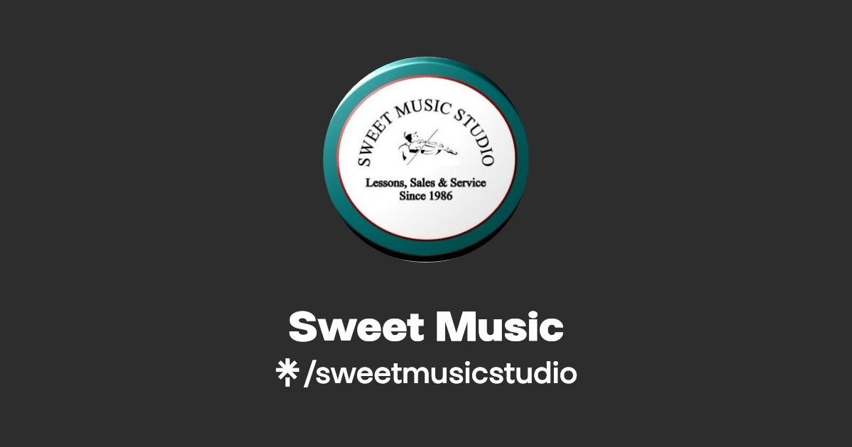 Sweet Music Instagram, Facebook Linktree