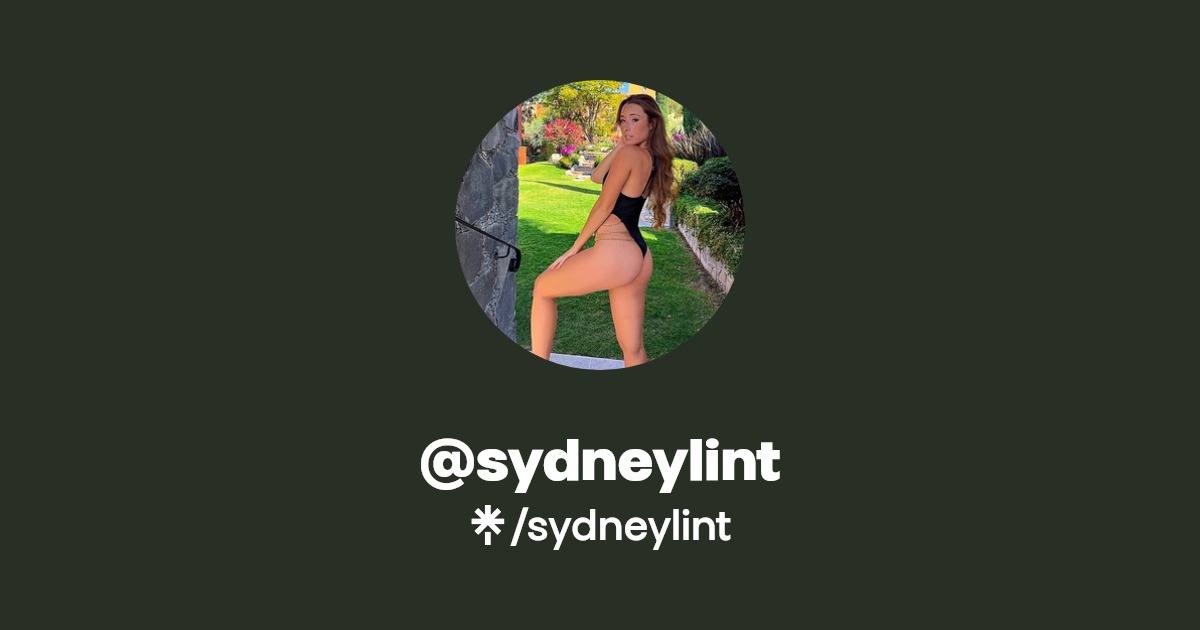 sydneylint OnlyFans Official - Exclusive Content & Account | Linktree