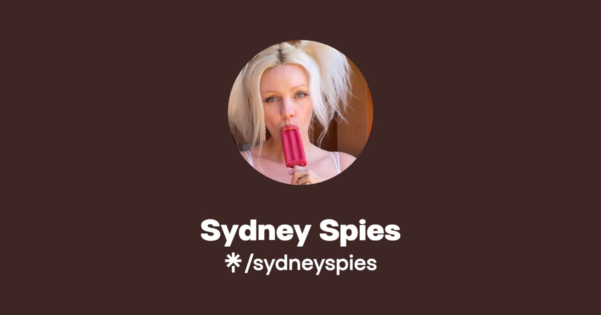 Sydney Spies - Find Sydney Spies Onlyfans - Linktree