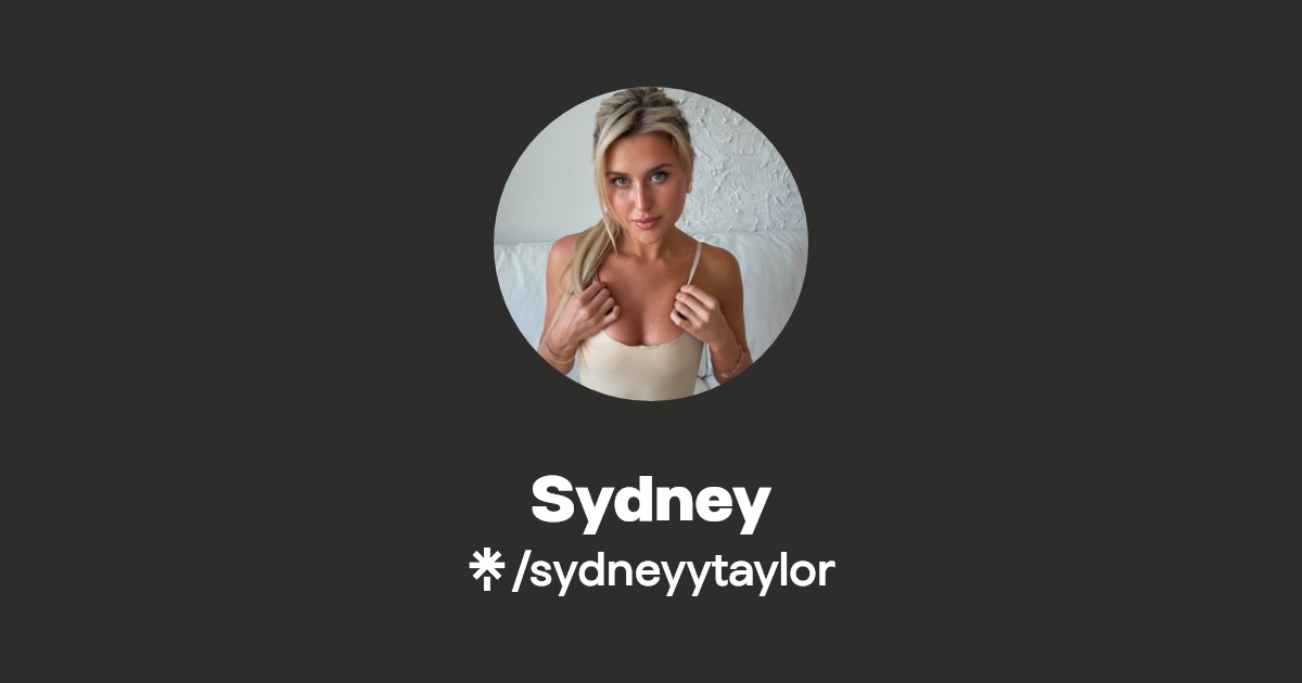 Sydney - Find Sydney Onlyfans - Linktree