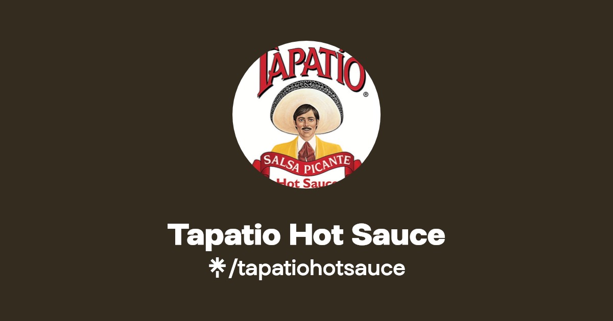 Tapatio Hot Sauce Instagram, TikTok Linktree