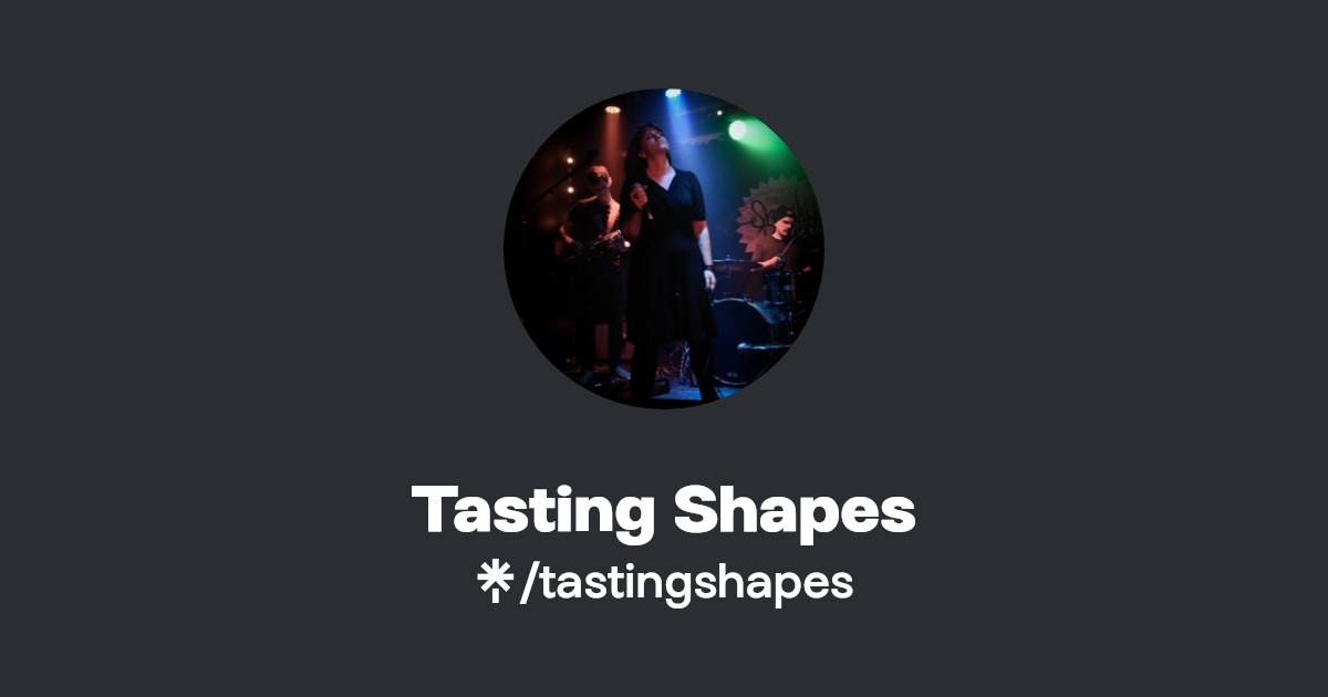 Tasting Shapes Instagram, Facebook Linktree
