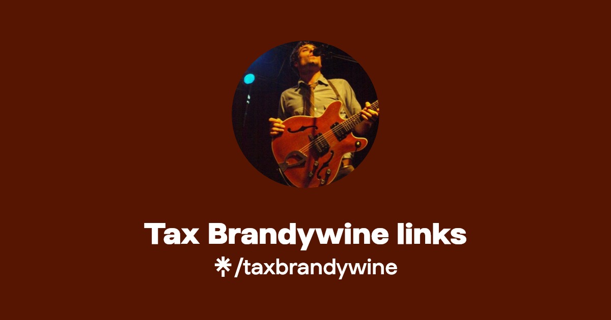Tax Brandywine links Instagram, Facebook Linktree