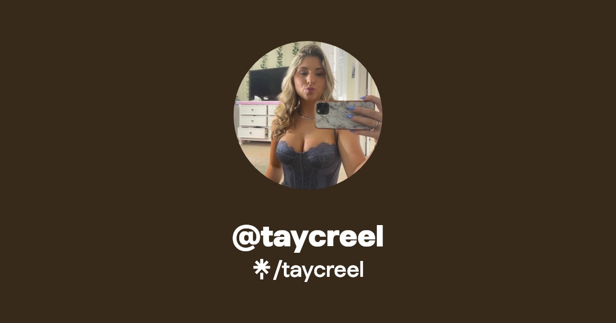 @taycreel | Linktree