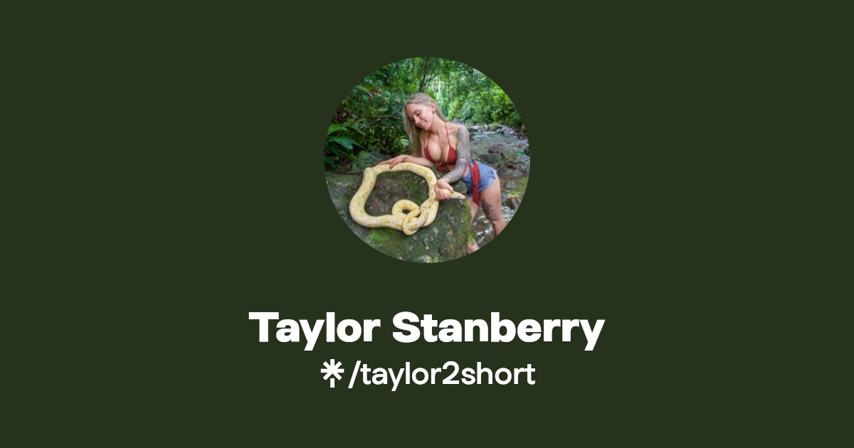 Taylor Stanberry | Instagram, Facebook, TikTok | Linktree