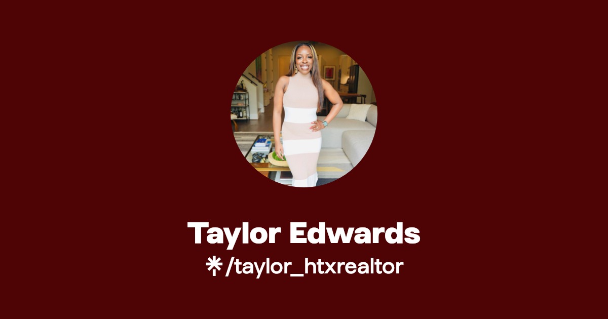 Taylor Edwards Instagram, Facebook, TikTok Linktree
