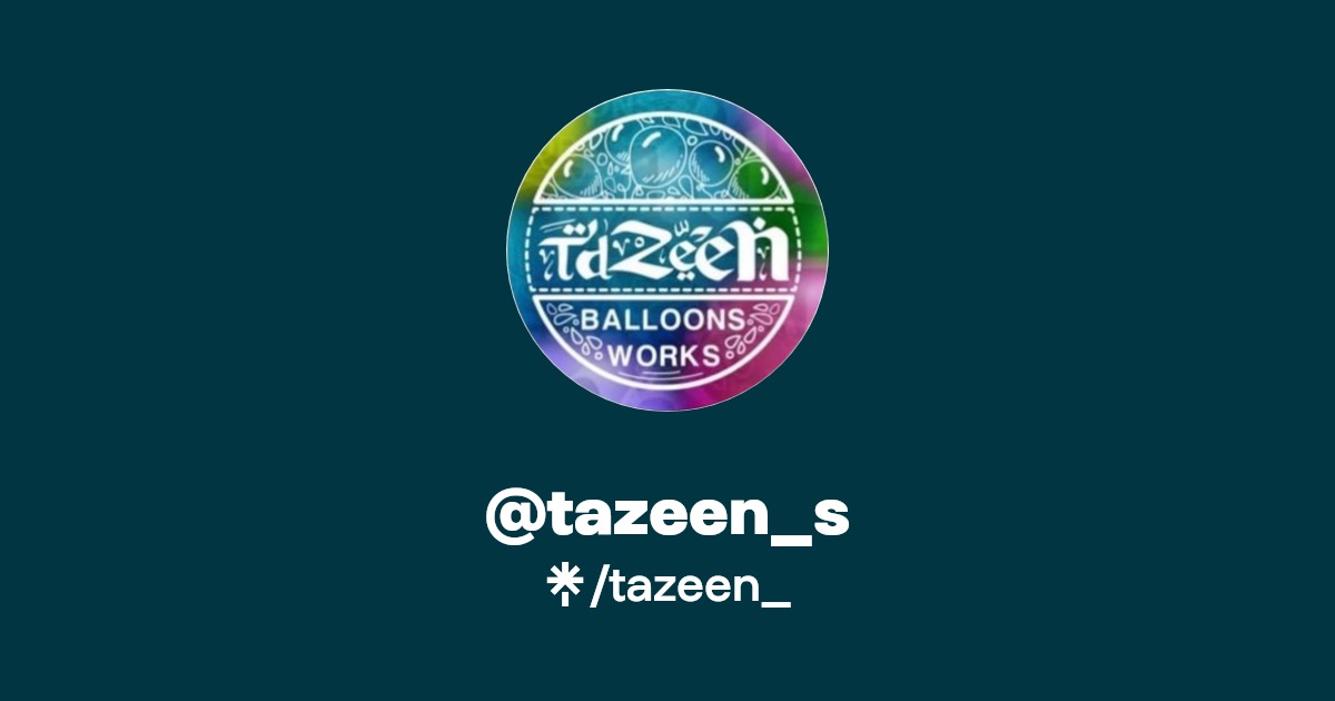tazeen_s Instagram, TikTok Linktree