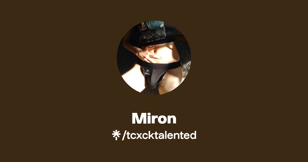 Myron - Find Myron Onlyfans - Linktree