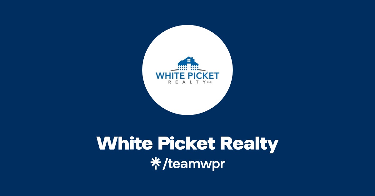 White Picket Realty Instagram, Facebook Linktree