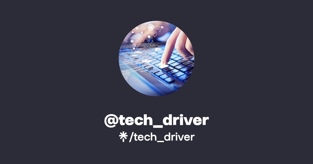@tech_driver's link in bio | Latest Products and socials | Linktree