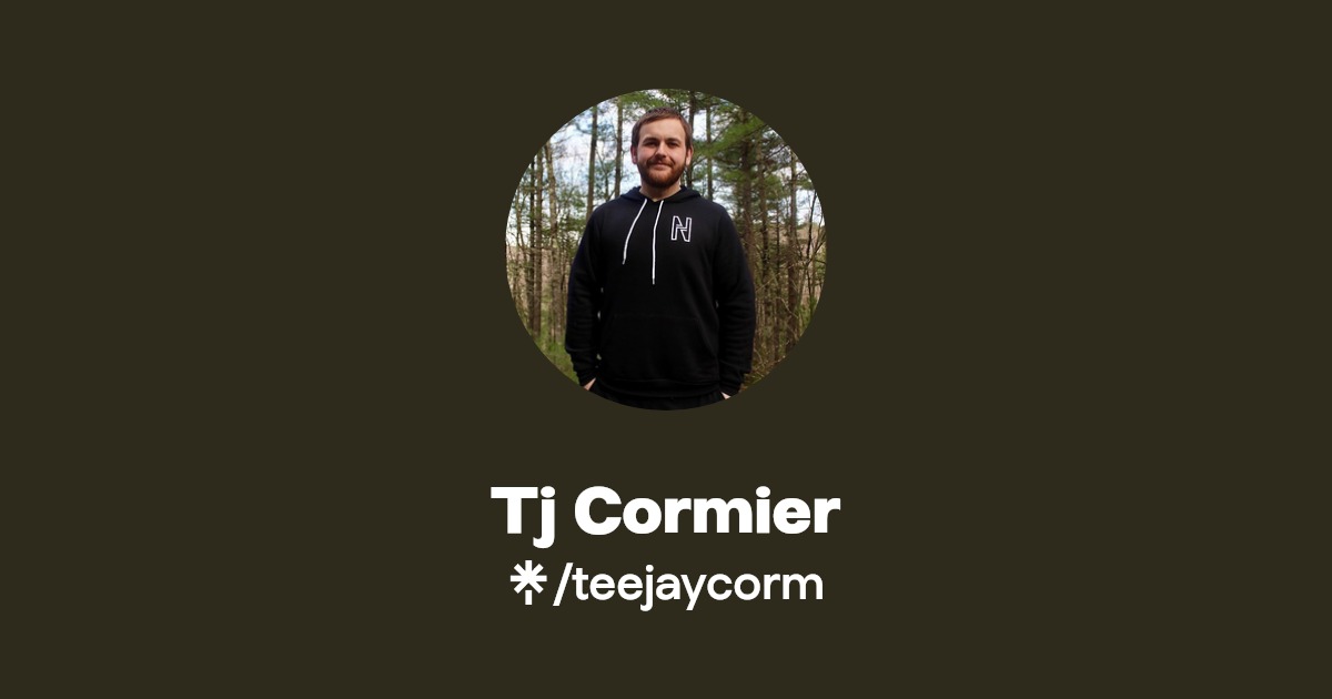 Tj Cormier Instagram Linktree
