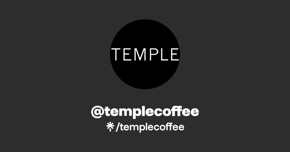 templecoffee Linktree