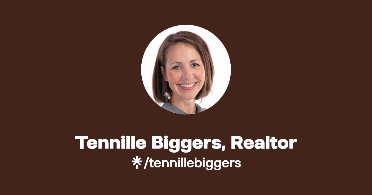 Tennille Biggers, Realtor Instagram, Facebook Linktree