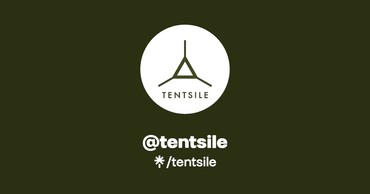 tentsile Instagram, Facebook, TikTok Linktree