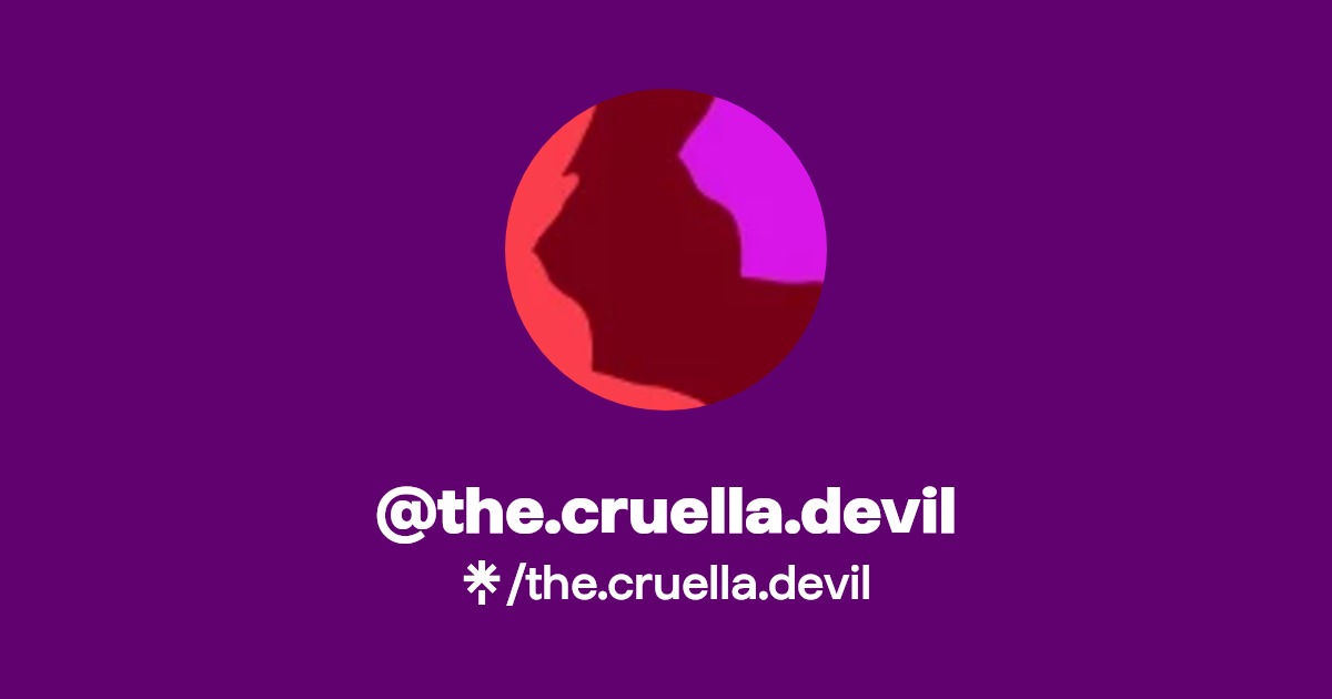 the.cruella.devil Find the.cruella.devil Onlyfans Linktree