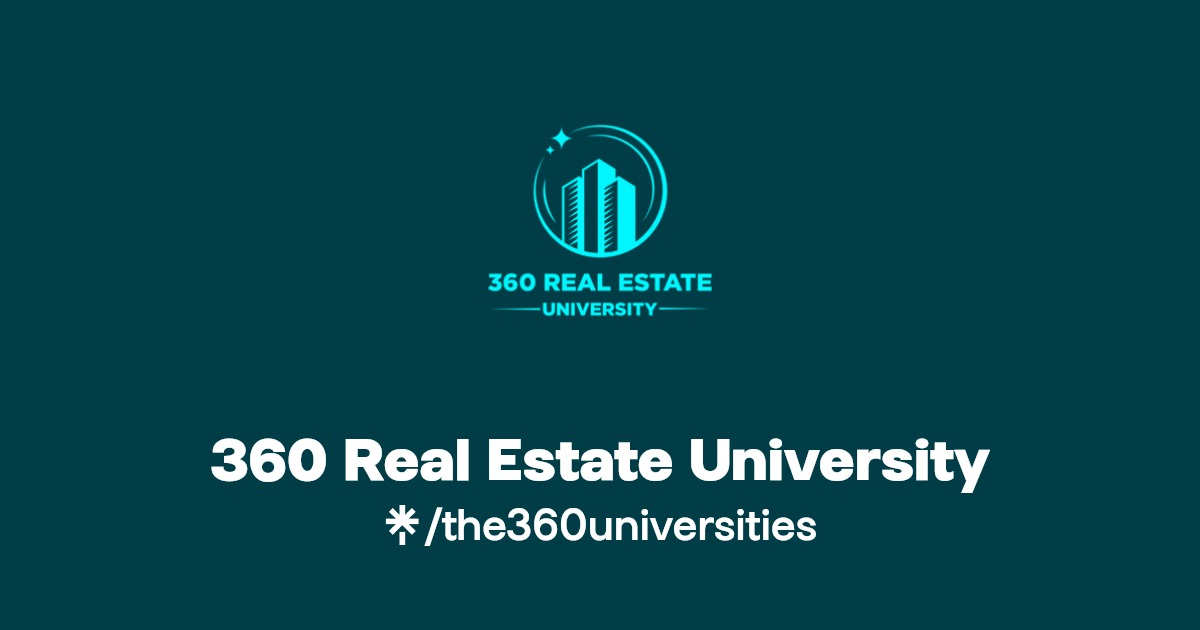 360 Real Estate University Facebook, TikTok Linktree