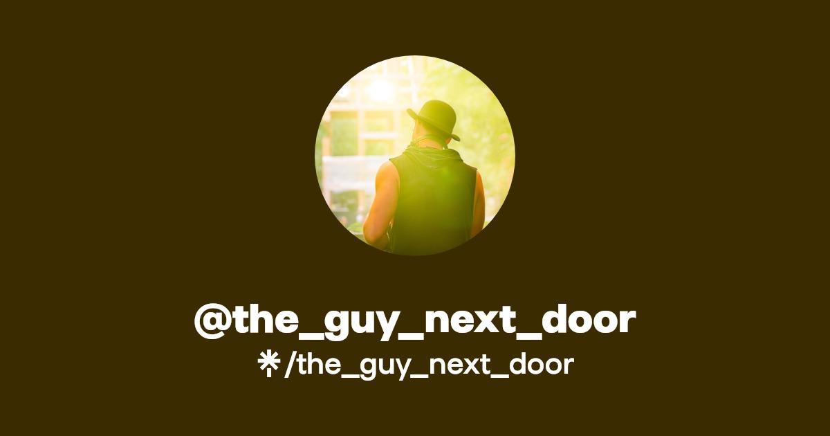 the_guy_next_door Instagram Linktree