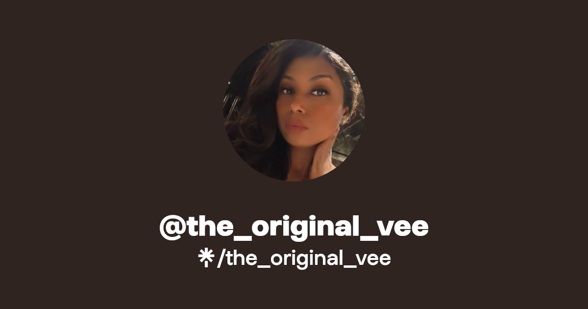 the_original_vee Linktree