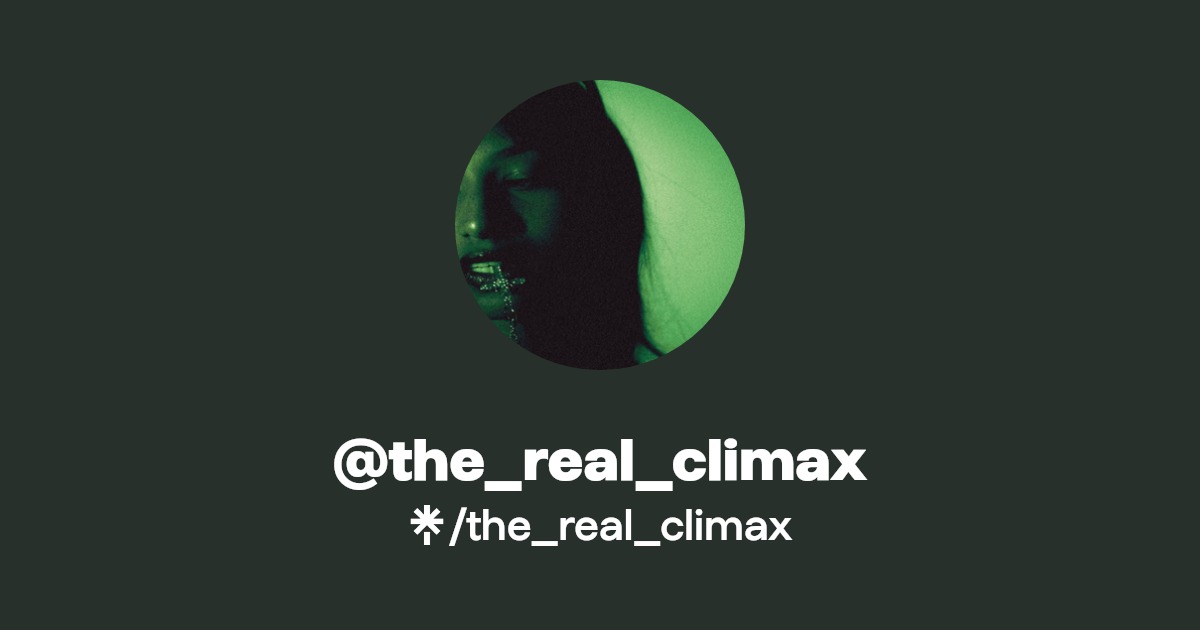 the_real_climax Listen on YouTube, Spotify, Apple Music Linktree