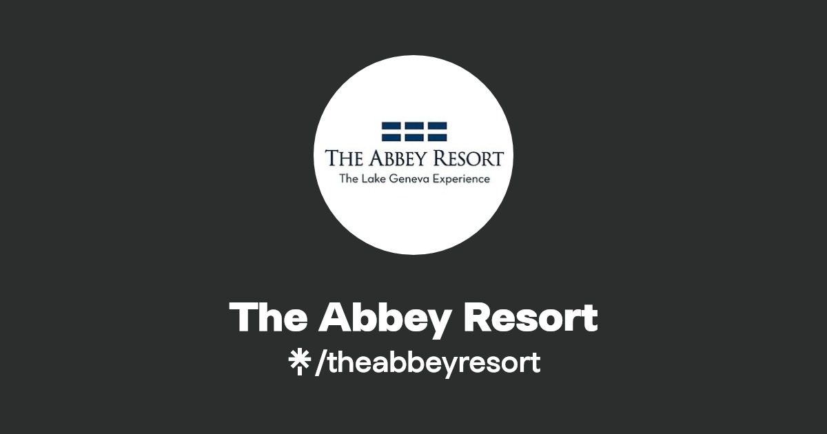 The Abbey Resort Instagram, Facebook Linktree