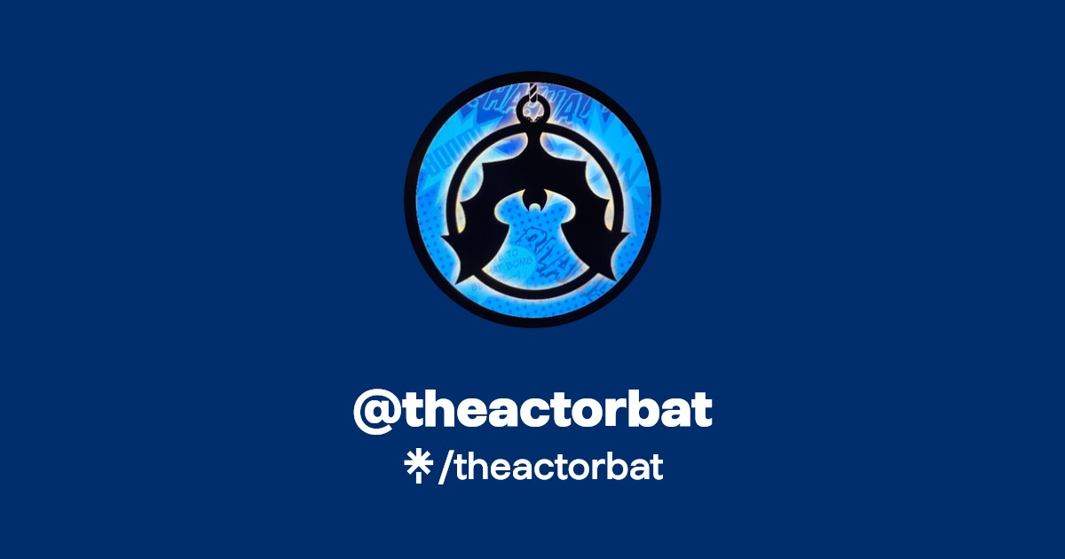 @theactorbat | Linktree