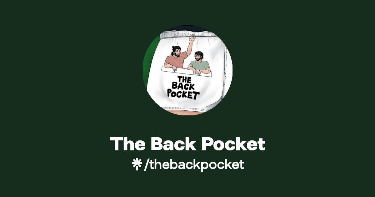 The Back Pocket Instagram, Facebook Linktree
