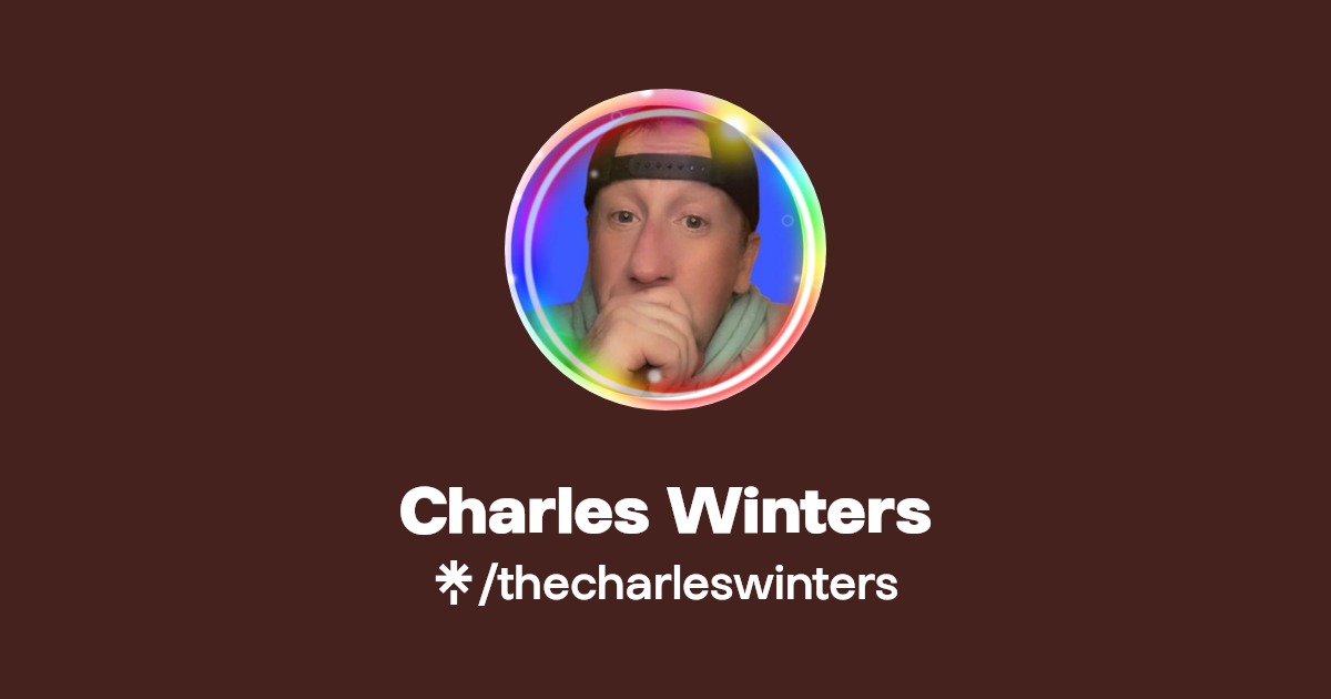 Charles Winters Twitter, Instagram, Facebook, TikTok Linktree