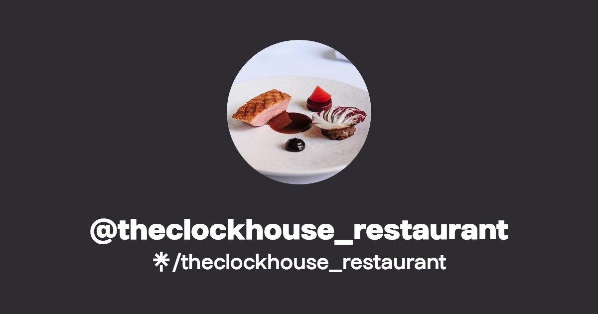 theclockhouse_restaurant Linktree