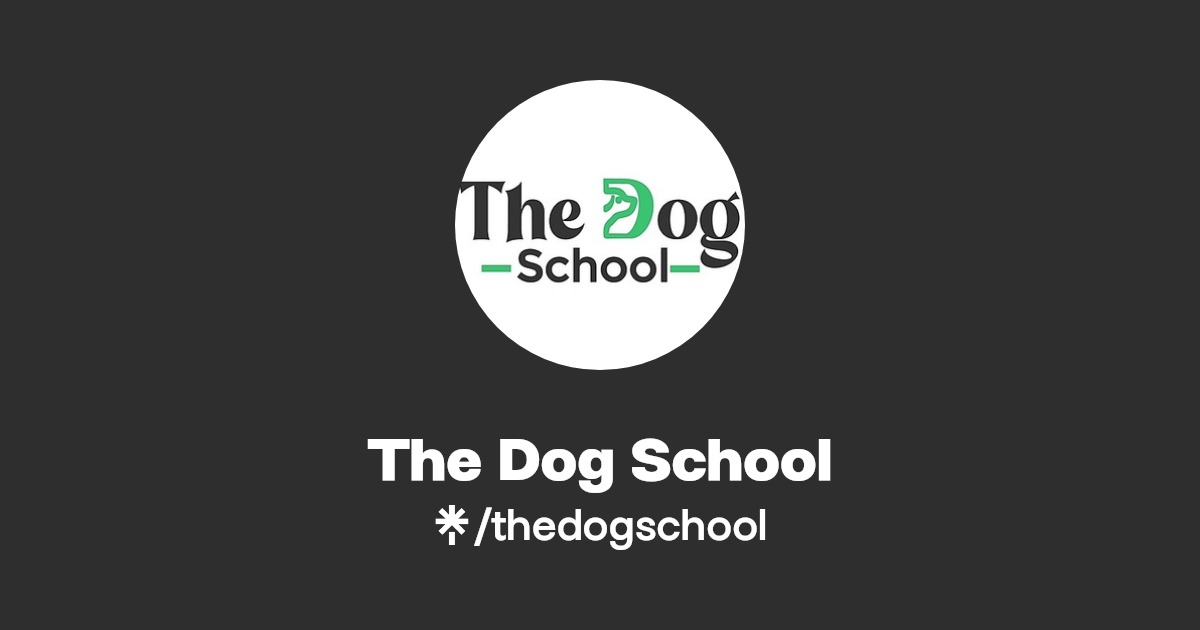 The Dog School Instagram, Facebook, TikTok Linktree